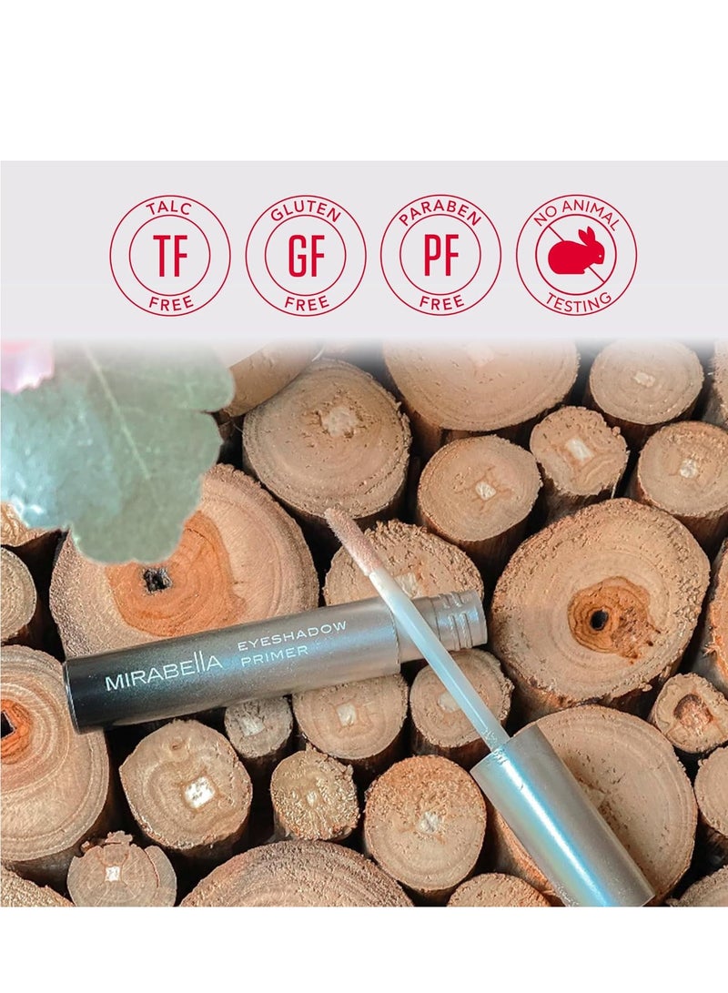 Mirabella Waterproof Creamy Eyeshadow Primer by Mirabella - Long Lasting, Smudge-Proof Wear & Easy To Apply - Hydrating Eye Primer with Sheer, Translucent Base - Gluten & Paraben-Free, Cruelty-Free  - Image 4
