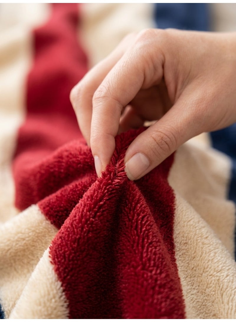 Luxury Soft Plush Blanket – 160 × 220 cm – 1.1 kg – Warm & Cozy Bed Blanket - Image 2