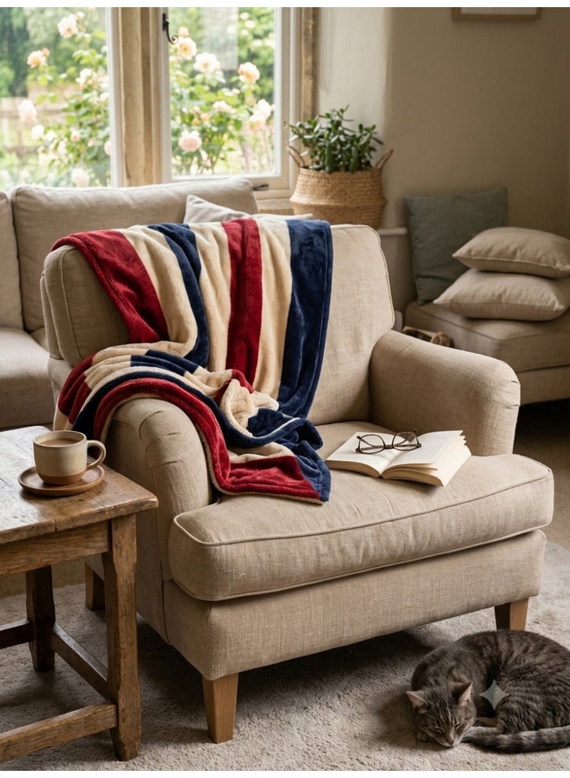 Luxury Soft Plush Blanket – 160 × 220 cm – 1.1 kg – Warm & Cozy Bed Blanket - Image 3