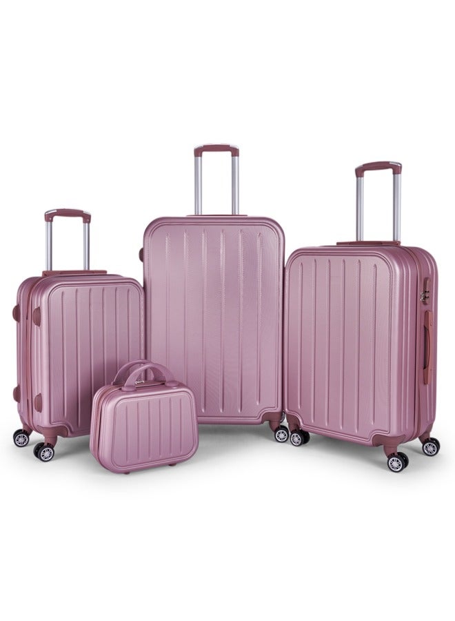 ليمرا طقم شنط سفر من ليمرا مكون من أربع قطع لون روزجولد - Image 1