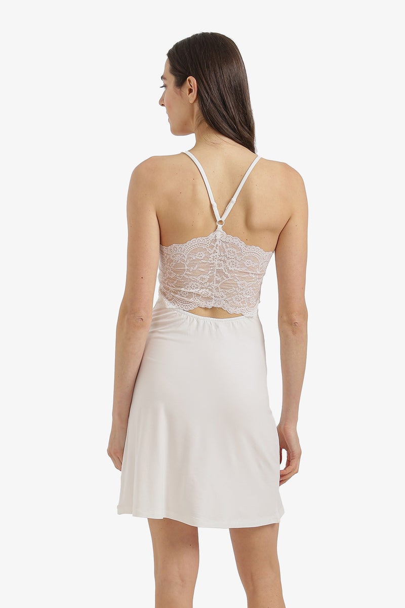 Carina Lace-Back Nightgown - Image 4