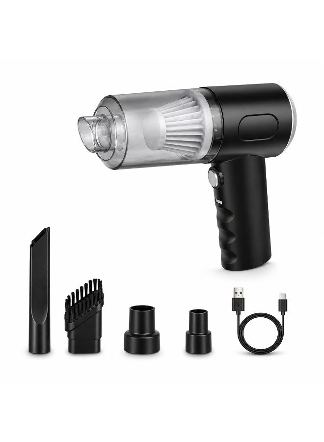 4-in-1 Wireless Car Vacuum Cleaner YT-M2036-B, Cordless Handheld Vacuum & Air Blower, Rechargeable Mini Cleaner for Car, Home & Office - Image 1