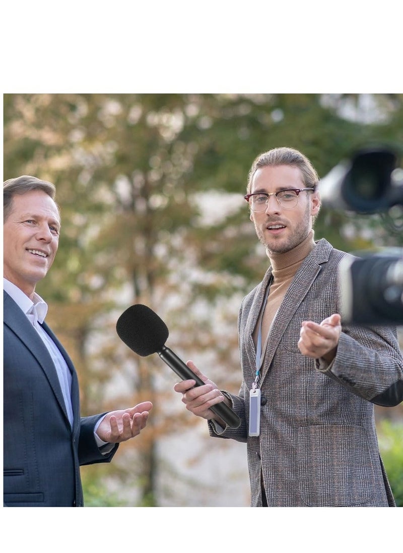 ELTRAZONE Microphone Handheld Adapter – Wireless Interview Lavalier Mic Adapter for DJI Mic 1/2, Rode Wireless GO II, Hollyland Lark, Synco G1 – Microphone Grip with Wind Protection for Osmo Pocket – Ideal for Professional Audio Recording & Interviews - Image 2