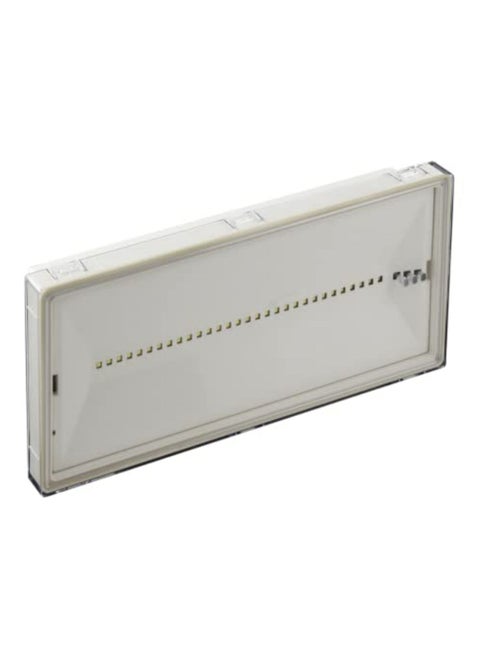 Olympia Electronics Emergency Exit Light Led Rechargeable With Battery Backup 3 Hrs For HomeCommercial Including Sign Panel
