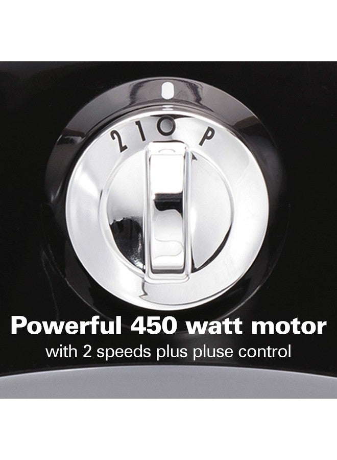 Hamilton Beach Food Processor & Vegetable Chopper for Slicing, Shredding, Mincing, and Puree, 8 Cup, Black - Image 4