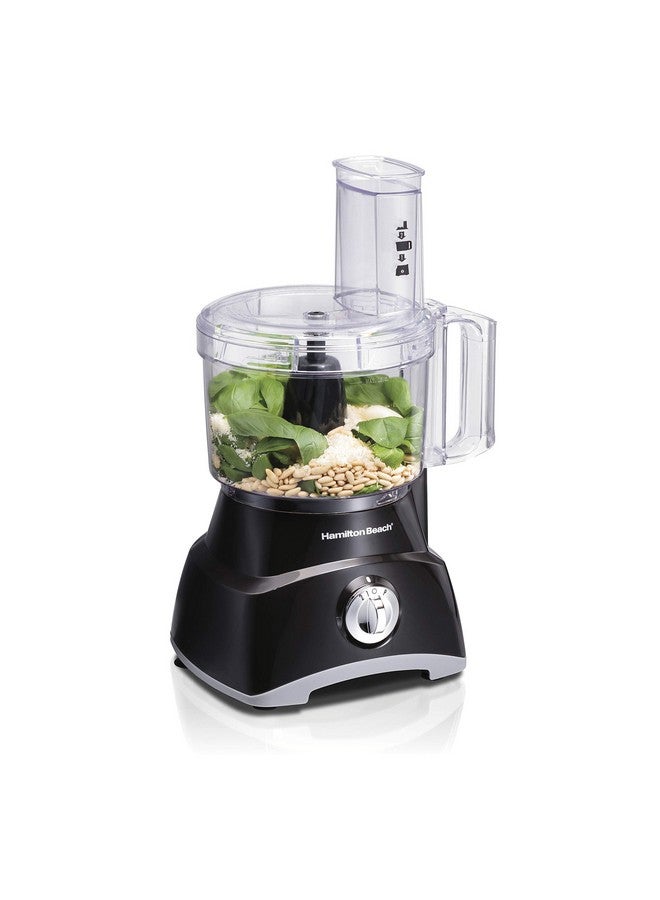 Hamilton Beach Food Processor & Vegetable Chopper for Slicing, Shredding, Mincing, and Puree, 8 Cup, Black - Image 1