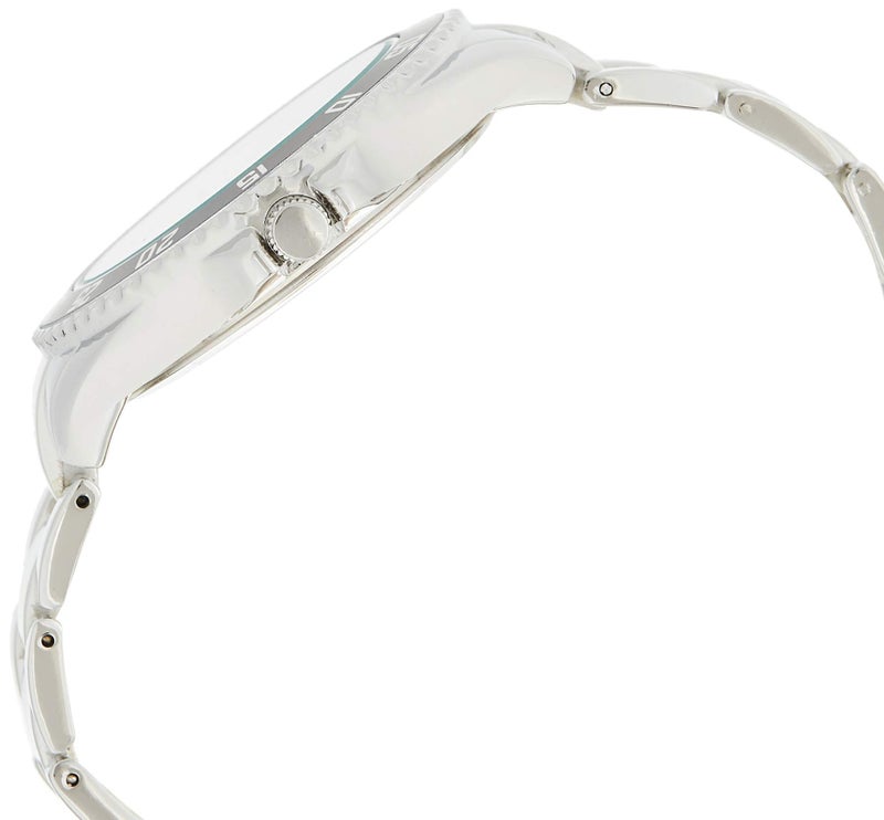 U.S. Polo Assn. ساعة يد أنالوج من يو إس بولو أسن للرجال مصنوعة من الفولاذ المقاوم للصدأ مع قرص أسود وإطار دوار – تصميم أنيق، حزام قابل للتعديل، ومقاومة للماء – تناسب المعاصم من 5.5" إلى 8" - Image 3