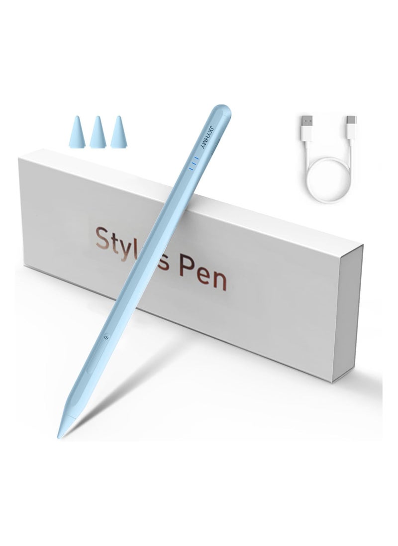 FARROBIZZ iPad Pencil, Bluetooth Apple iPad Pen with Palm Rejection & Tilting, Stylus Pen for iPad Compatible with 2018 or Later Apple iPad 8th/7th/6th, Mini 5th/6th, Air 5th/4th/3rd, Pro 11/12.9 in (Blue)  - Image 1