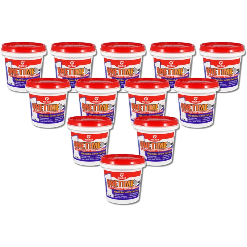 Red Devil 0542 ONETIME Lightweight Spackling 12 Pint Made in USA