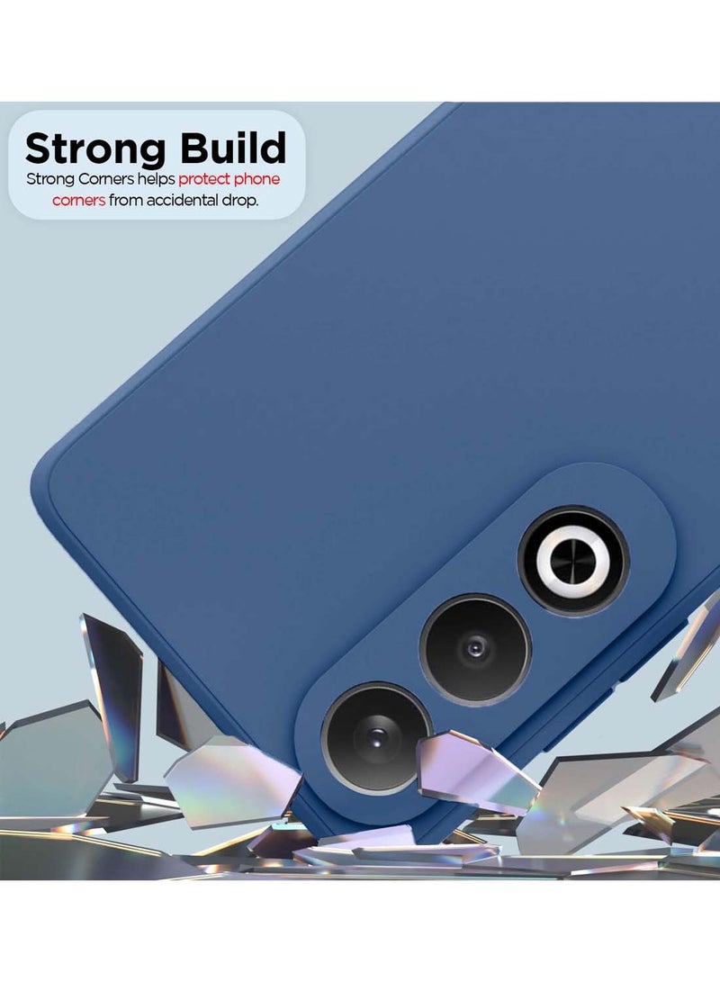 Wtech OnePlus Nord CE4 5G 2024 Premium Liquid Silicone Case Cover - Storm Blue - Image 3