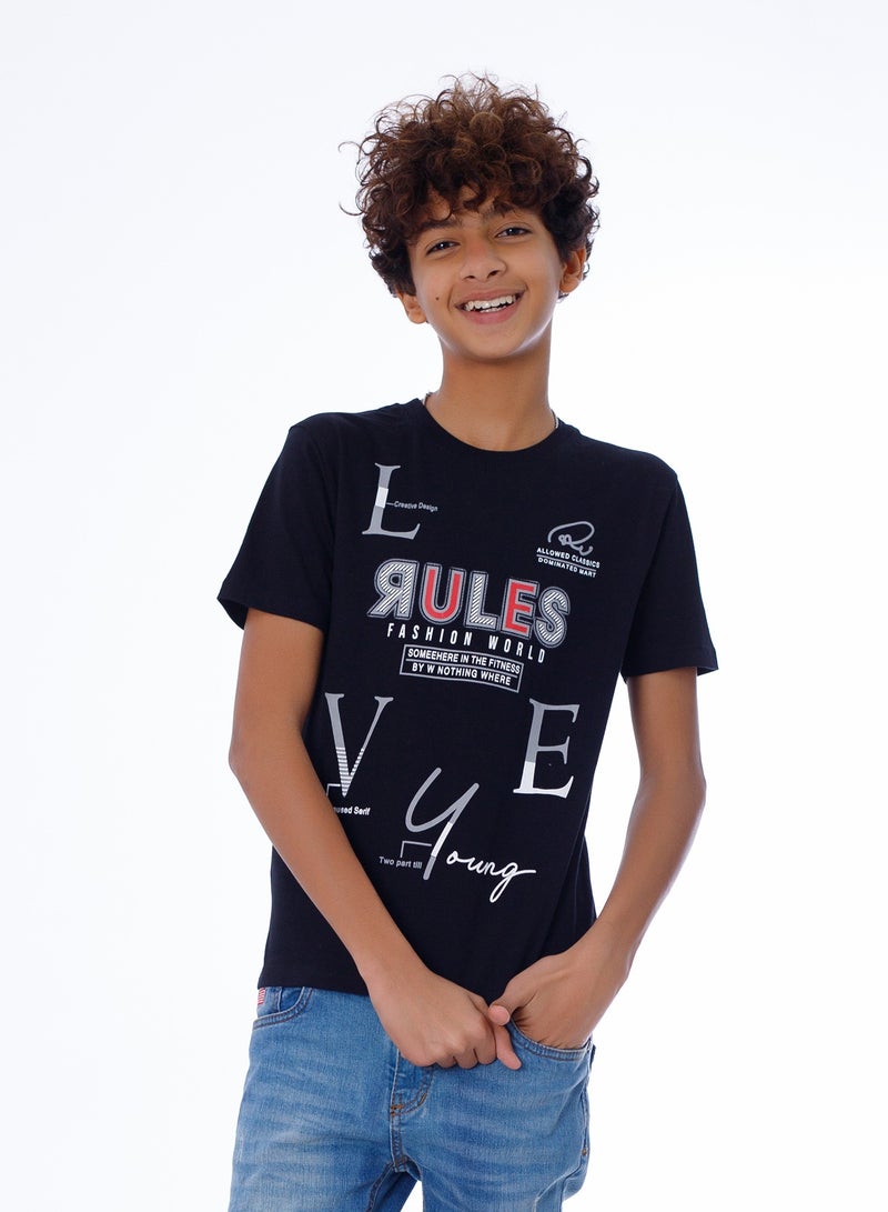 BEBO Boys Half Sleeves T-Shirt  - Image 1