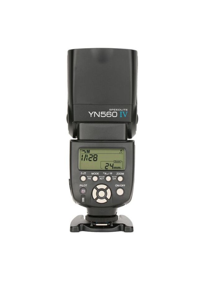 Generic - Yongnuo YN560III Three-generation 560IV Four-generation Top Flash For Canon Nikon Sony Universal Hot Boots-Color:YN560 IV (positive Display Screen) - Image 1