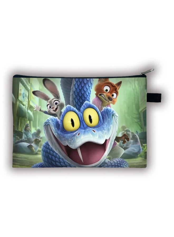 New Zootopia 2 Large Coin Purse Children's Desktop Large Capacity Storage Bag Portable Clutch Bag Batch