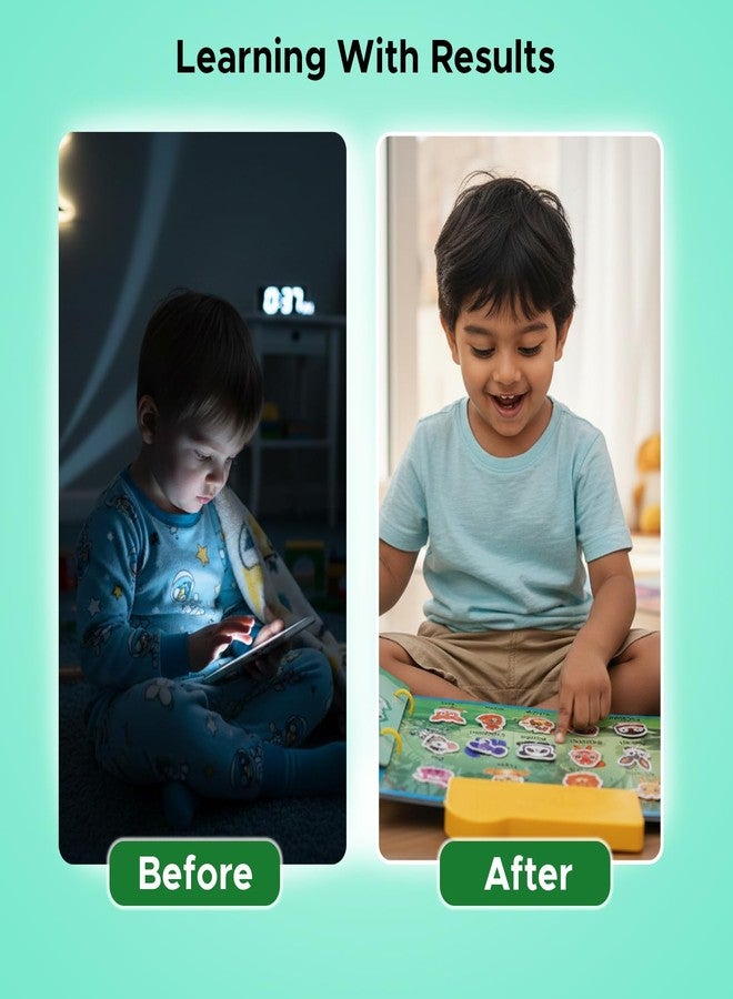 NHR Interactive Musical Zoo Animal Educational Phonetic Learning Book for Kids, DIY Point Reading Audio Book, Smart Learning Toy for Toddlers & Preschoolers (2+ Years) - Image 2