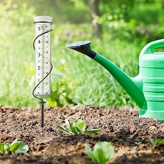La Crosse Technology La Crosse Technology La Crosse 704-08967-INT Original Handcrafted Colombian Metal Finish Spiral Rain Gauge with 5-inch  - Image 1