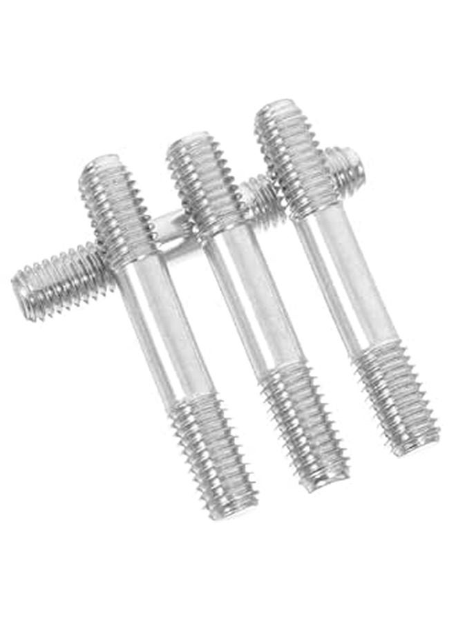 4Pcs Steel Threaded Double End Rod Bolts Firm Dual End Bolts For Generator Wheel Conversion - Image 1