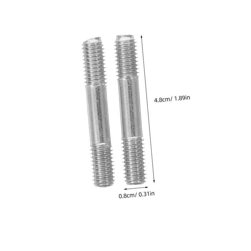 4Pcs Steel Threaded Double End Rod Bolts Firm Dual End Bolts For Generator Wheel Conversion - Image 3