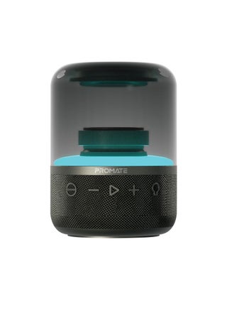 Promate Bluetooth Speaker with TWS, 360 HD Surround Sound, LED Show and Multiple Connectivity Options, Glitz Black - pzsku/Z5238C8F56CEEE020C84DZ/45/_/1663137775/c261c499-5ff5-4e2c-bf6d-e84c6c25e281