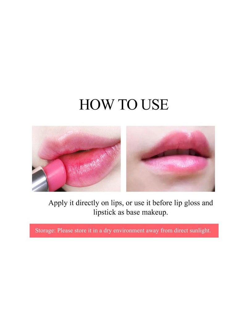 LANBENA بلسم الشفاه حمض الهيالورونيك من LANBENA مرطب للشفاه ومكثف للشفاه يقلل الخطوط الدقيقة ويخفف الجفاف حماية طويلة الأمد عناية مغذية للشفاه - Image 5