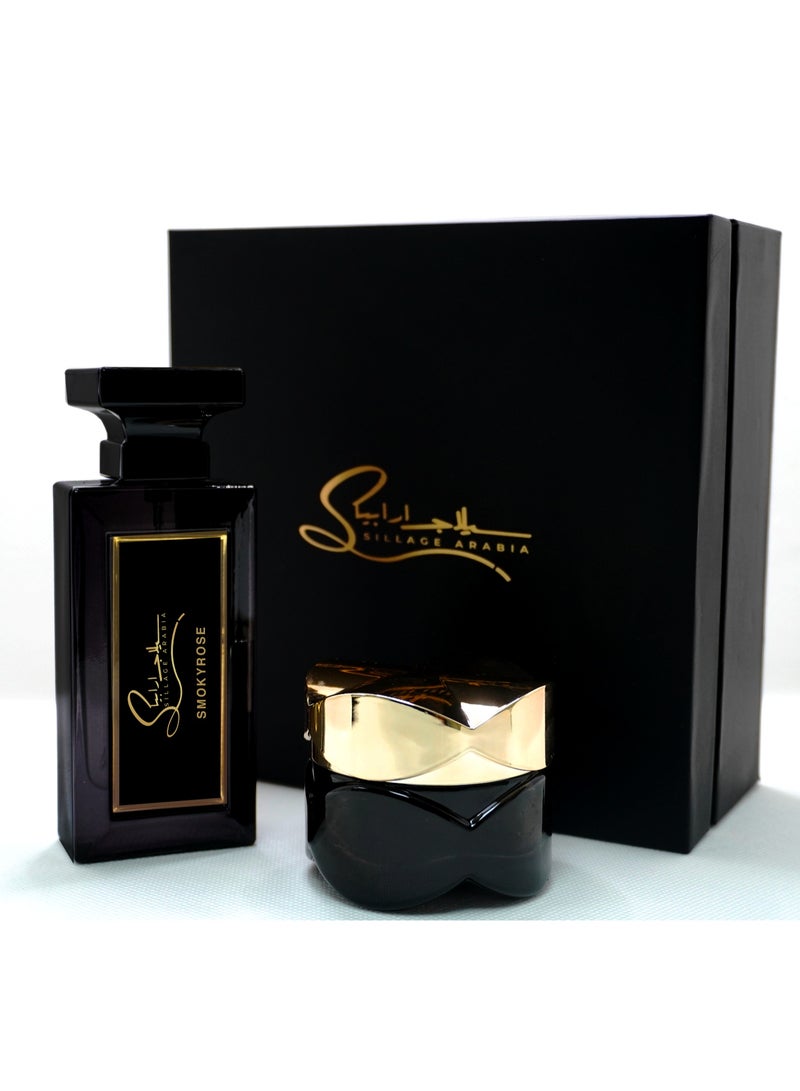 SILLAGE ARABIA SMOOKY ROSE PERFUME  WITH "Luxury incense box" - Image 2