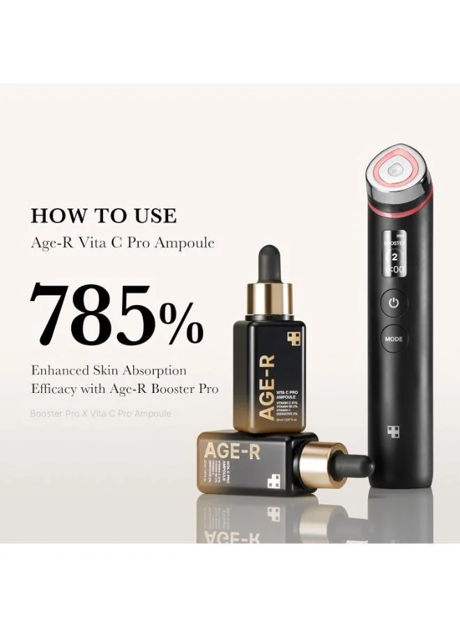 Medicube  Medicube Age-R Vita C Pro Ampoule -Vitamin C Serum for Pigmentation, Uneven Skin Tone, and Hydration for Women | Best Price UAE