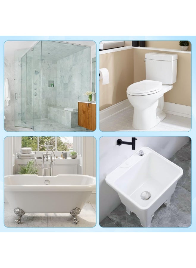 YelaJoy Disposable Toilet Cleaning Brush,  Wall Mounted Toilet Bowl Cleaner Wand with Holder, Clean Stick Brush Heads Kit with Handle, Storage Caddy and 12 Refills for Bathroom Bathtub Cleaning System - Image 5