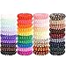 JOYOYO Spiral Hair Ties - 40Pcs Solid Colorful Phone Cord Ponytail Holder Spiral Elastic Coils for Women, Girls, Teens - High Stretch, No Crease, Waterproof, Works on All Hair Types - Image 2