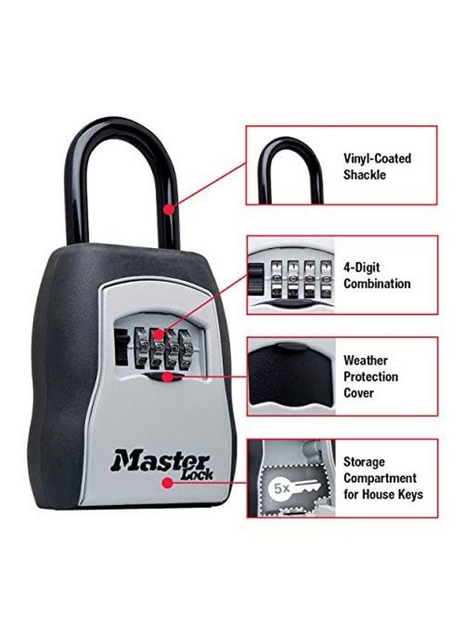 Master Lock Master Lock Set Your Own Combination Portable Key Safe, 3-1/4 inch, Wide (Black)  - Image 3