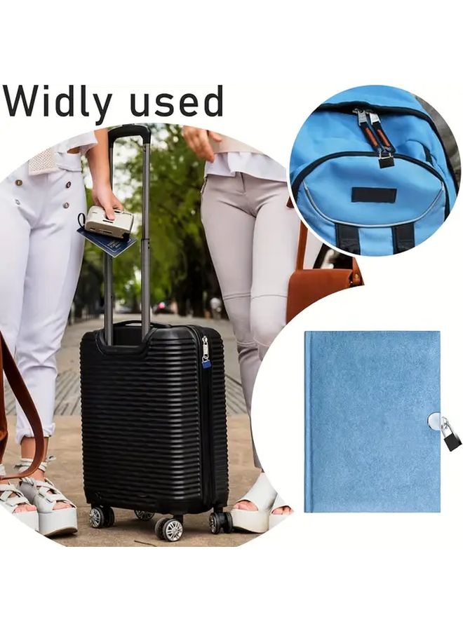 2pcs Mini Padlocks with Keys 23mm Compact Luggage Locks for Backpacks Suitcases Cabinets - Image 5