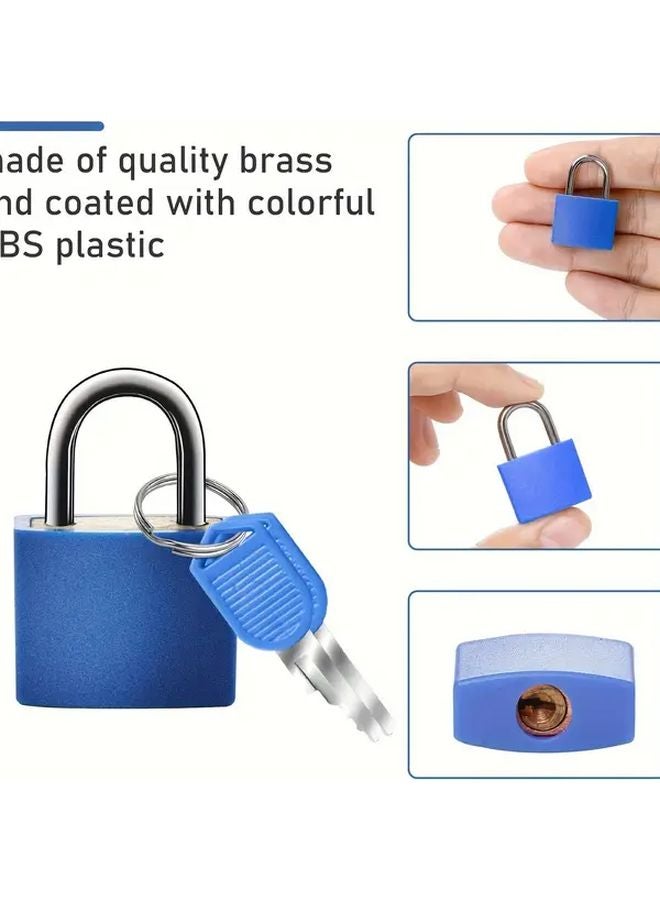 2pcs Mini Padlocks with Keys 23mm Compact Luggage Locks for Backpacks Suitcases Cabinets - Image 4