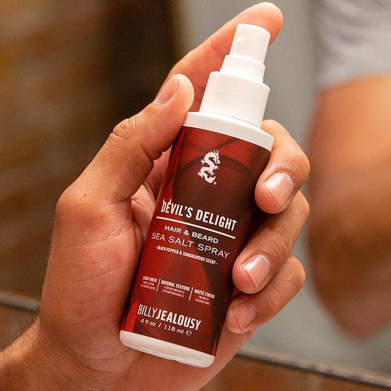 Billy Jealousy Devil's Delight Sea Salt Spray, Texturizing and Volumizing Hair Spray With Natural Conditioner, 4 fl. oz. - Image 5