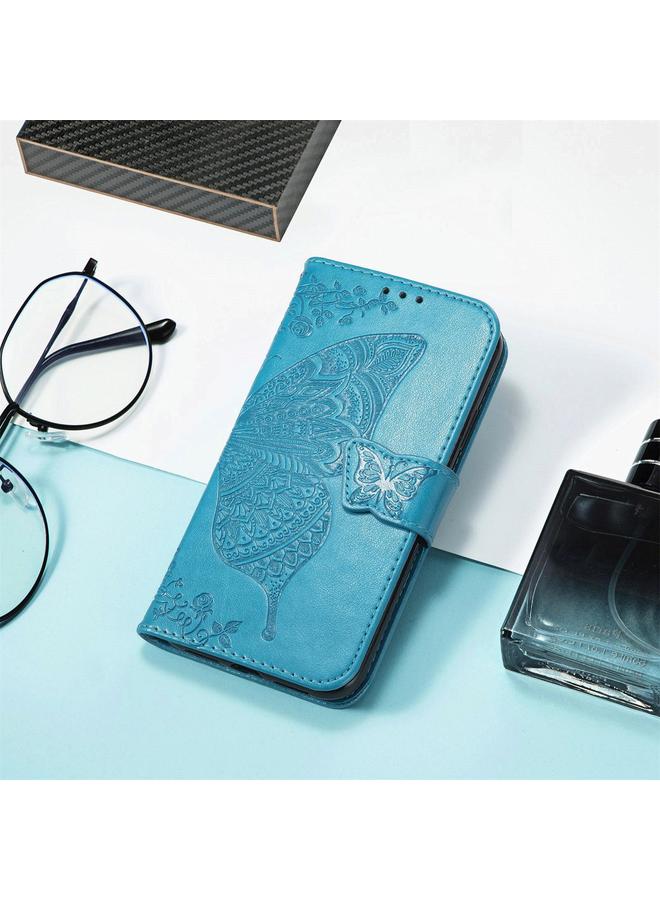 S-TOP Case For Motorola Moto G 2025 Butterfly Love Flower Embossed Leather Phone Case - Image 5