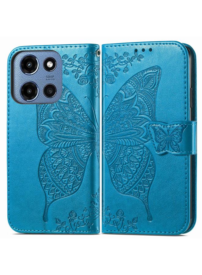S-TOP Case For Motorola Moto G 2025 Butterfly Love Flower Embossed Leather Phone Case - Image 2
