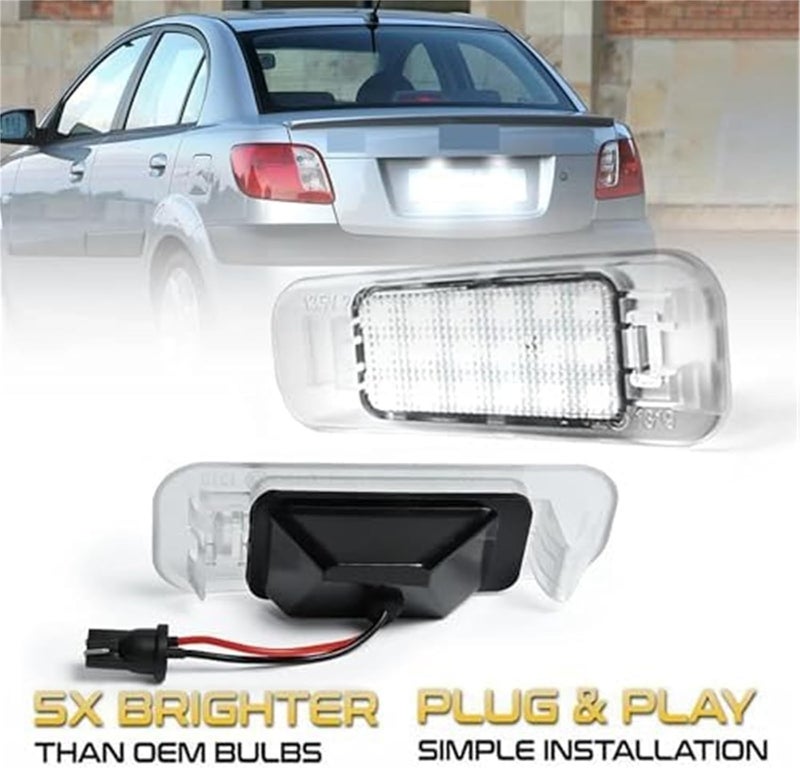 QASULER LED License Plate Light for Kia Rio - Image 3