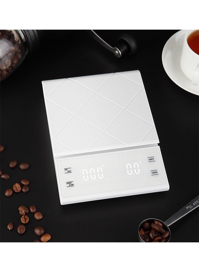 HOMESTAR Digital Coffee Scale - LED Electronic Kitchen Food USB Rechargeable 5kg/0.1g - Image 2