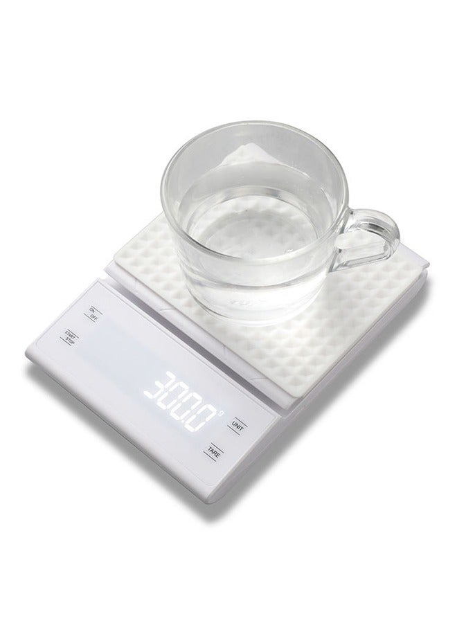 HOMESTAR Digital Coffee Scale - LED Electronic Kitchen Food USB Rechargeable 5kg/0.1g - Image 5