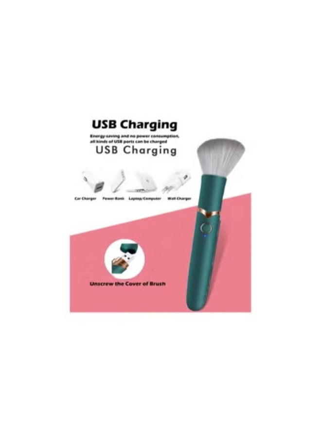 Electric Makeup Brush with USB Rechargeable – Soft Bristles for Flawless Foundation Application - Image 2