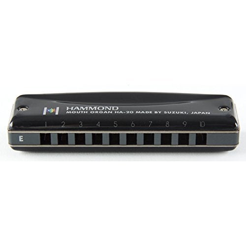 HAMMOND Suzuki HA-20-A Promaster Hammond Professional 10-Hole Diatonic Harmonica, Key of A - Image 2