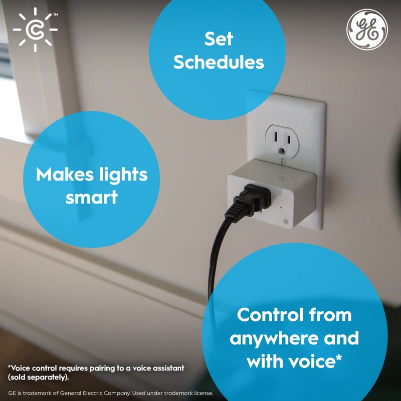 Cync Indoor Smart Plug, WiFi Outlet Socket, Voice Control Outlet, Matter Compatible, Compatible with Alexa and Google Home (3 Pack) - Image 5