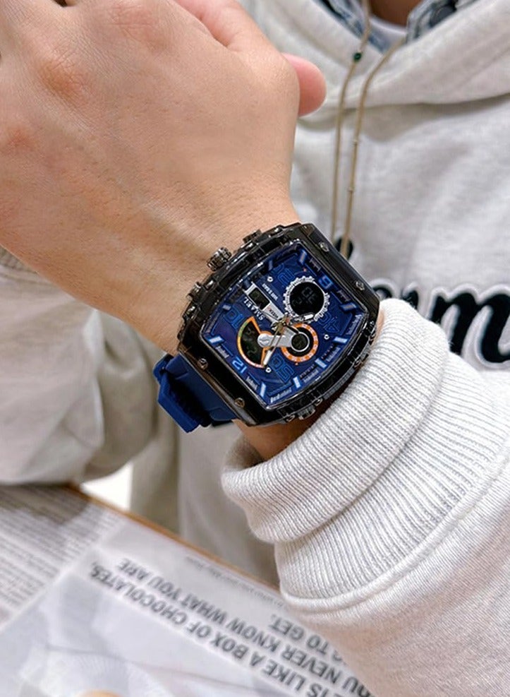 SMAEL Men's Watch ,Sports Outdoor Waterproof Luminous Multi Function Man Watch-49mm - Image 3