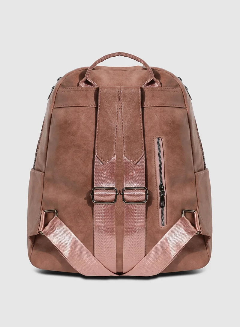 Haute Sauce  The Daily Mini Backpack - Nude Pink  | Best Price UAE