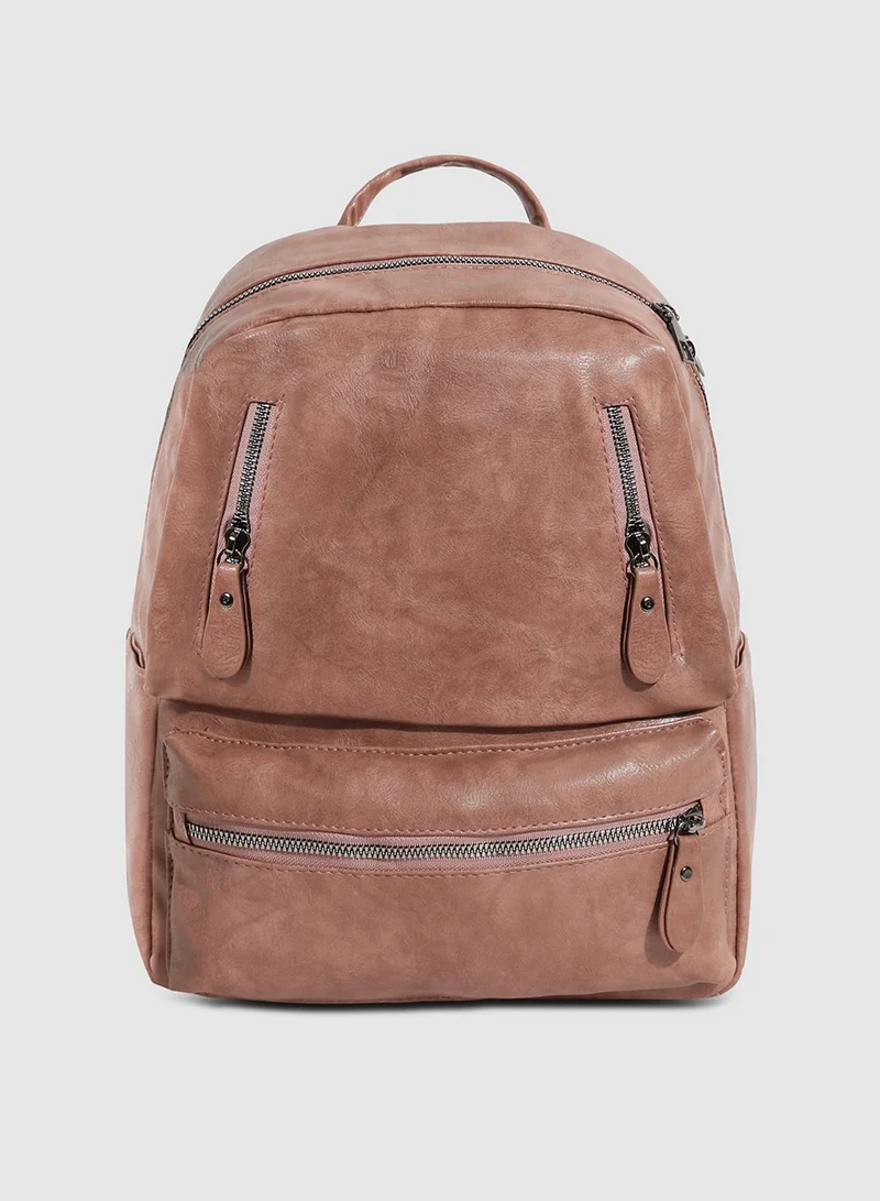 Haute Sauce  The Daily Mini Backpack - Nude Pink  | Best Price UAE