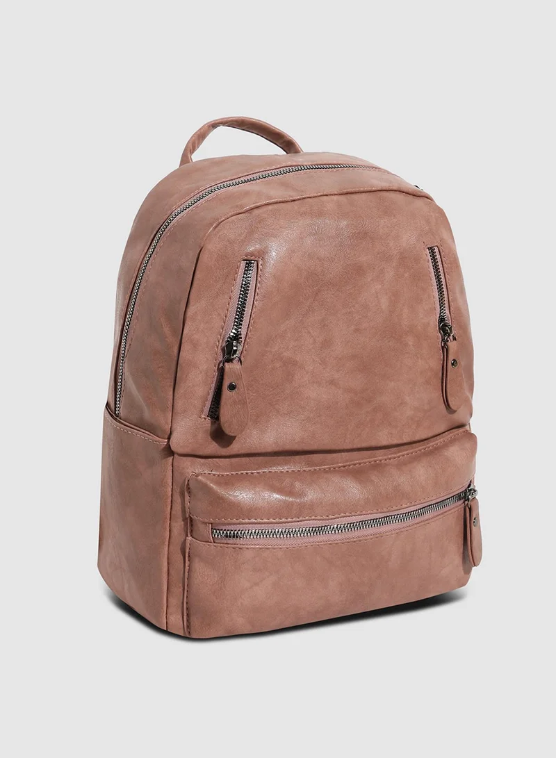 Haute Sauce  The Daily Mini Backpack - Nude Pink  | Best Price UAE