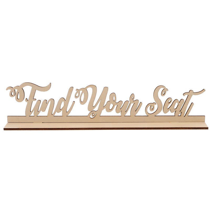 Shaped Wedding Decoration Table Plaque Decorative Letter Sign - Image 4