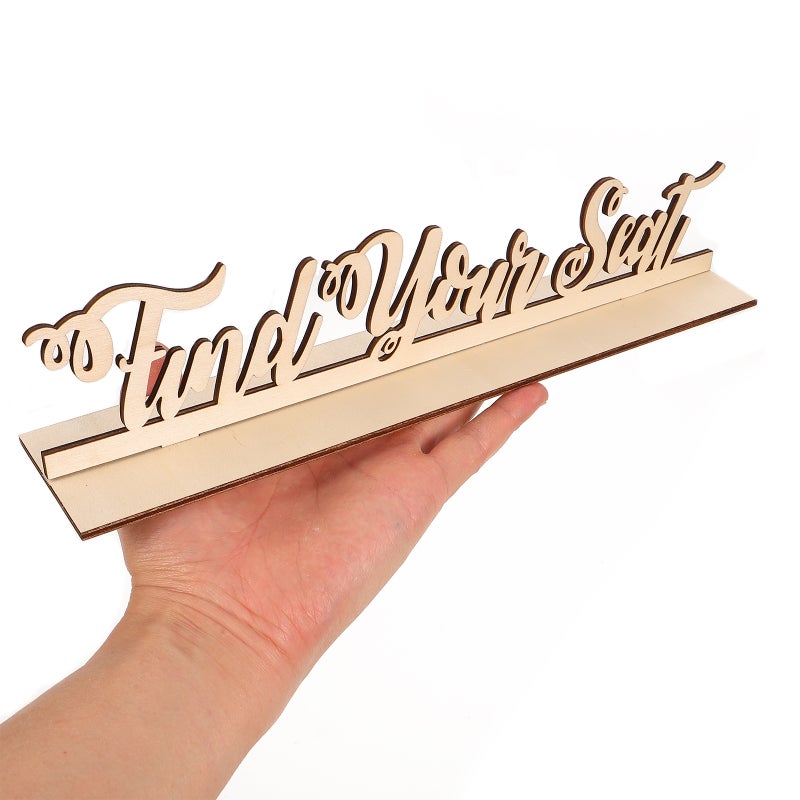 Shaped Wedding Decoration Table Plaque Decorative Letter Sign - Image 2