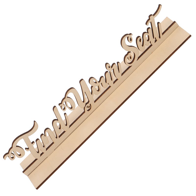Shaped Wedding Decoration Table Plaque Decorative Letter Sign - Image 3