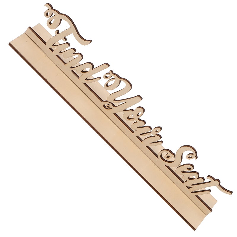 Shaped Wedding Decoration Table Plaque Decorative Letter Sign - Image 1