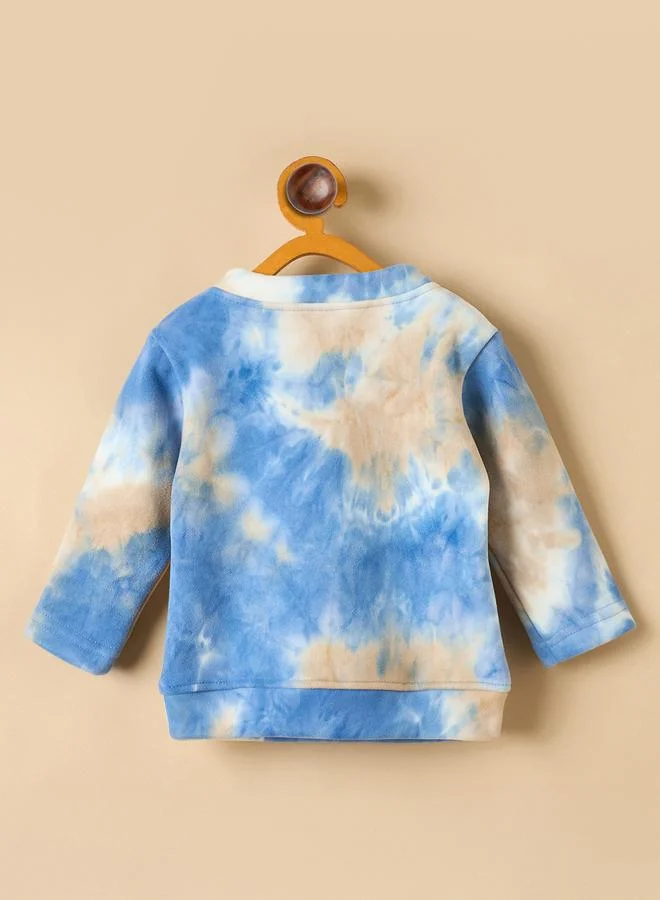 Stylo Bug Girls Blue Tie-Dye Sweatshirt