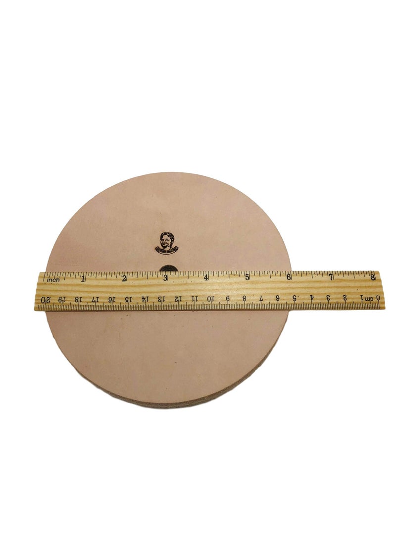 TAMROD HOLDINGS LLC 6" (3/4" Width) Leather Honing/Stropping Wheel - Fits 1/2" Arbor - Buffing Compound Included  - Image 3