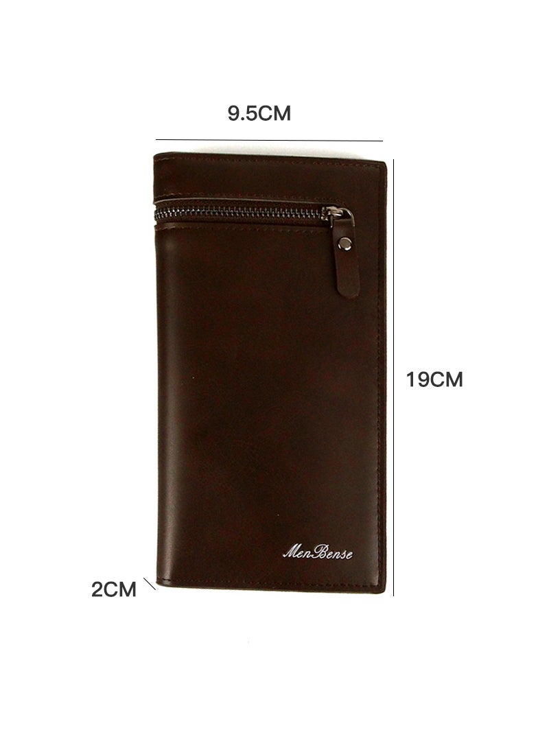 MenBense - Men's Multifunctional Large Capacity Long Wallet 19 * 9.5 * 2CM - Image 1